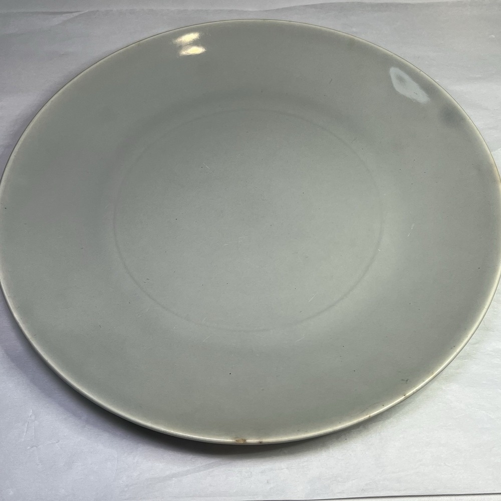 Rhythm by Homer Laughlin 9" Plate Light Blue Gray, Vintage